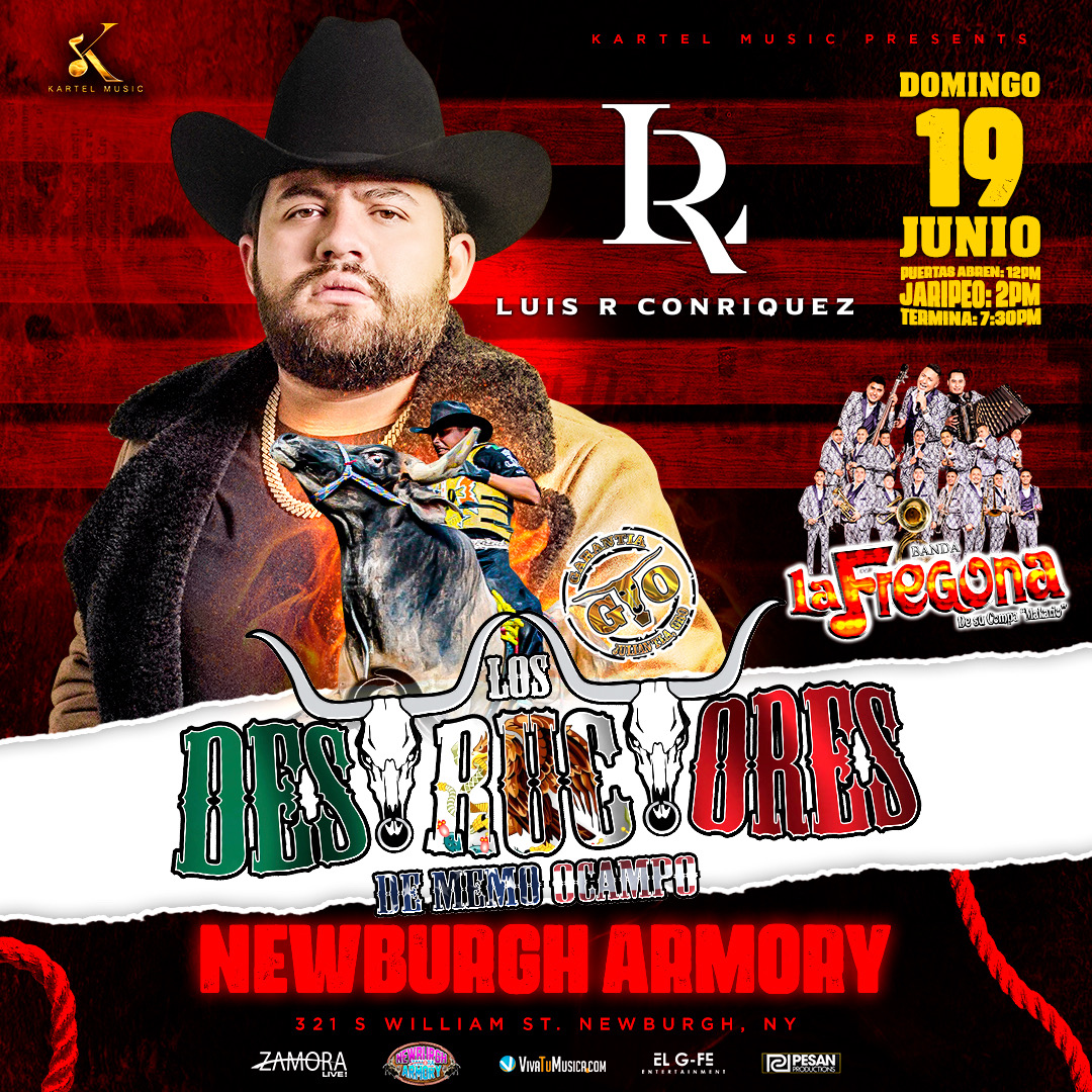 Luis R. Conriquez & Los Destructores de Memo Ocampo en Newburgh Armory
