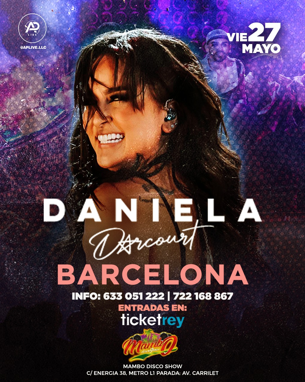 Buy tickets for DANIELA DARCOURT DANIELA DARCOURT