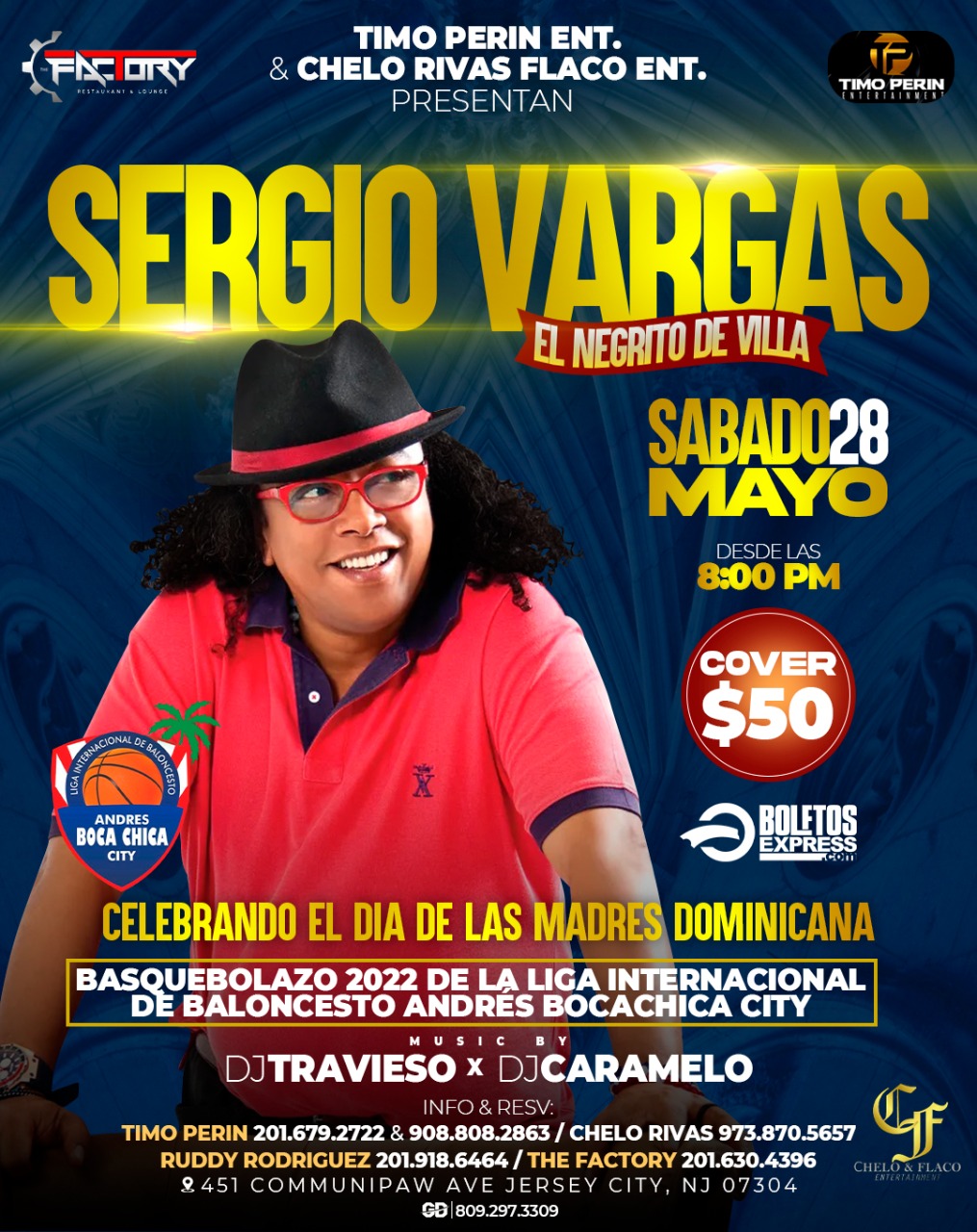 Buy tickets for SERGIO VARGAS SERGIO VARGAS