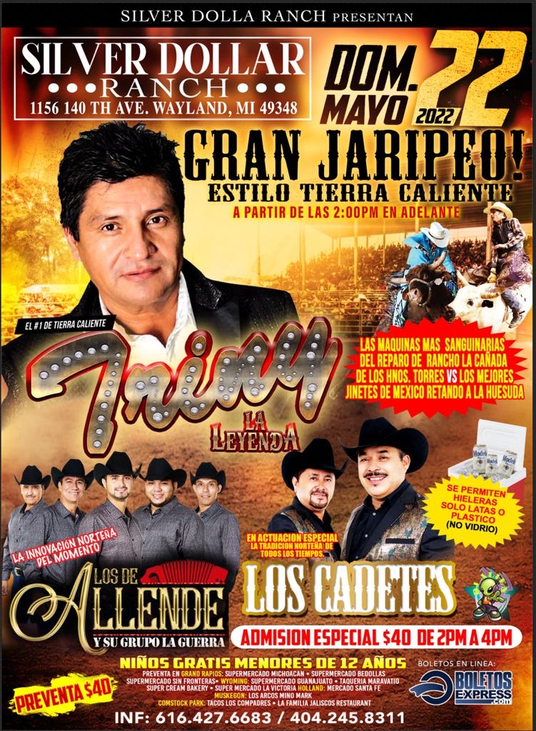 Buy tickets for TRINY LA LEYENDA | LOS DE ALLENDE | LOS CADETES TRINY LA LEYENDA | LOS DE ALLENDE | LOS CADETES