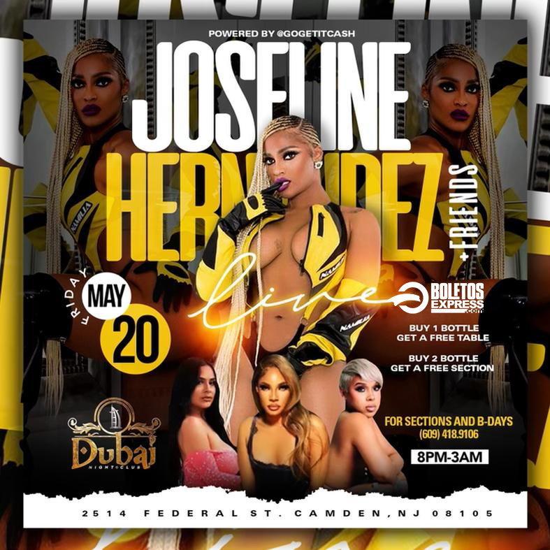 JOSELINE HERNANDEZ Tickets BoletosExpress