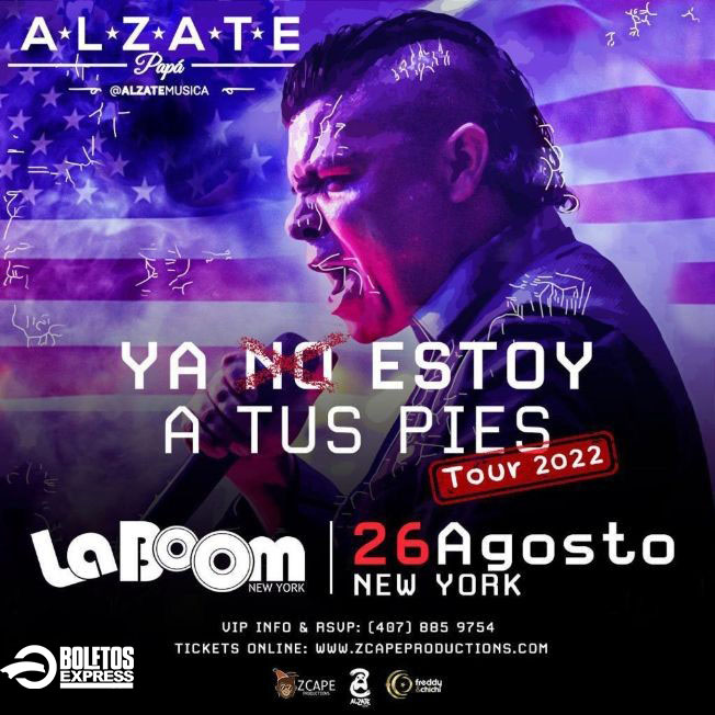 Buy tickets for ALZATE EN CONCIERTO! ALZATE EN CONCIERTO!