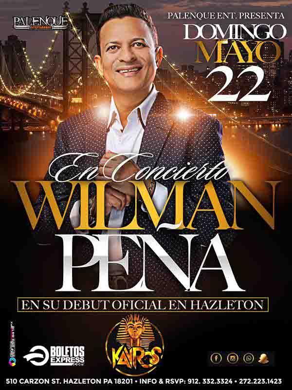 Buy tickets for WILMAN PEÑA WILMAN PEÑA