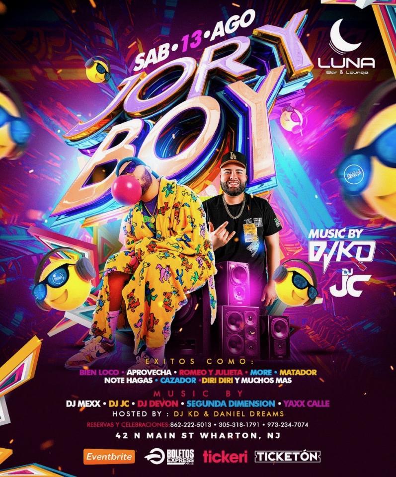 Buy tickets for JORY BOY JORY BOY