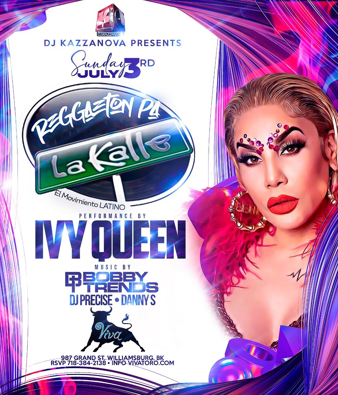 Buy tickets for IVY QUEEN & DJ KAZZANOVA BROOLYN NY IVY QUEEN & DJ KAZZANOVA BROOLYN NY