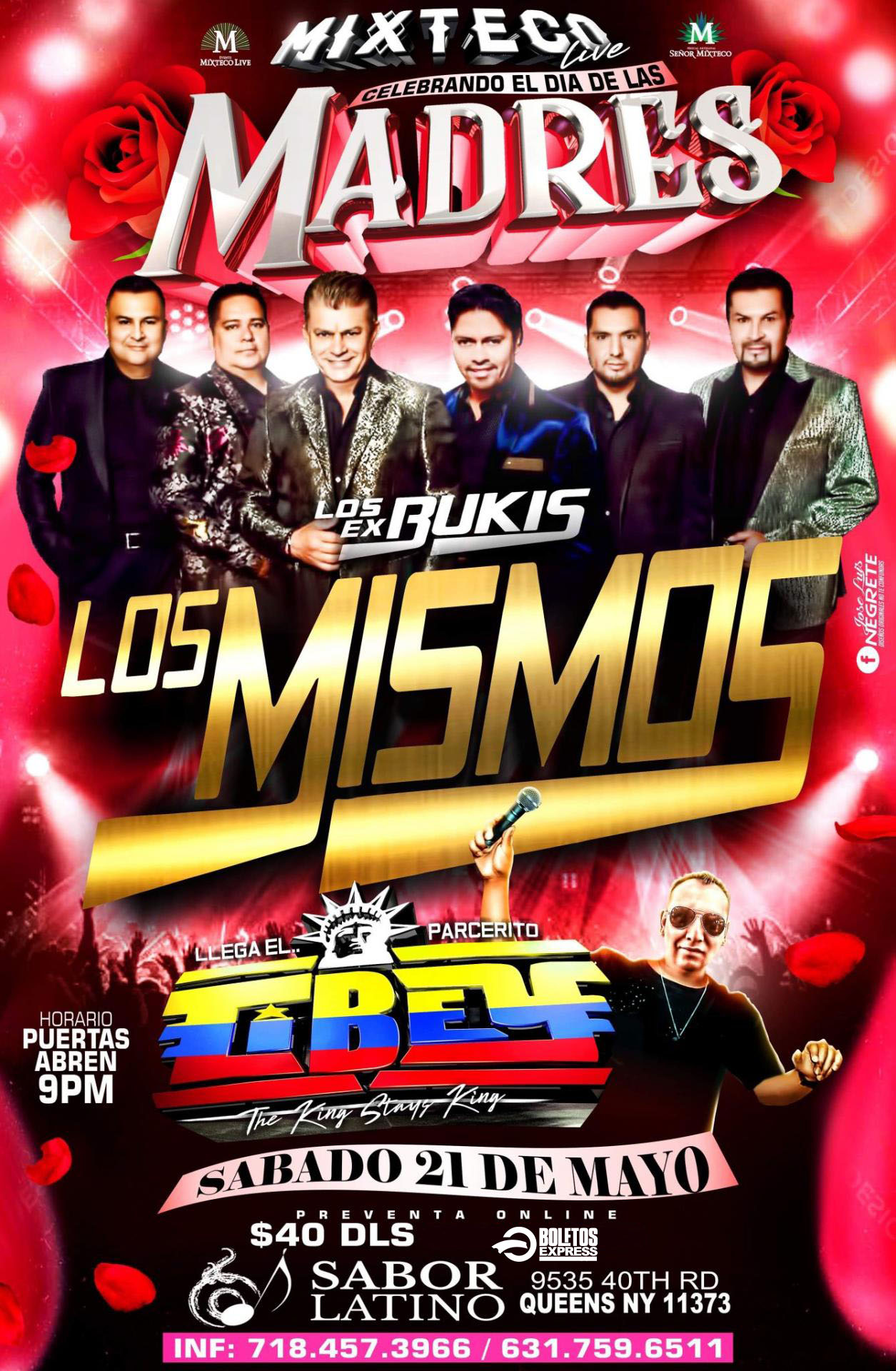 Buy tickets for LOS MISMOS & CBEY ! NEW YORK LOS MISMOS & CBEY ! NEW YORK