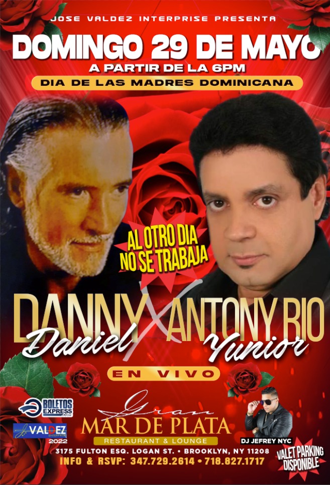 Buy tickets for DANNY DANIEL & ANTONY RIO YUNIOR DANNY DANIEL & ANTONY RIO YUNIOR