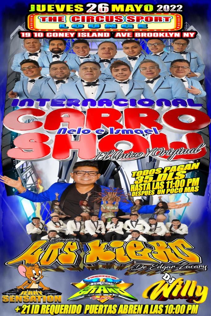 Buy tickets for INTERNACIONAL CARRO SHOW & LOS KIERO INTERNACIONAL CARRO SHOW & LOS KIERO