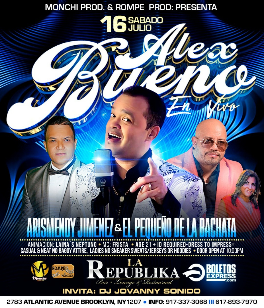 Buy tickets for ALEX BUENO ALEX BUENO