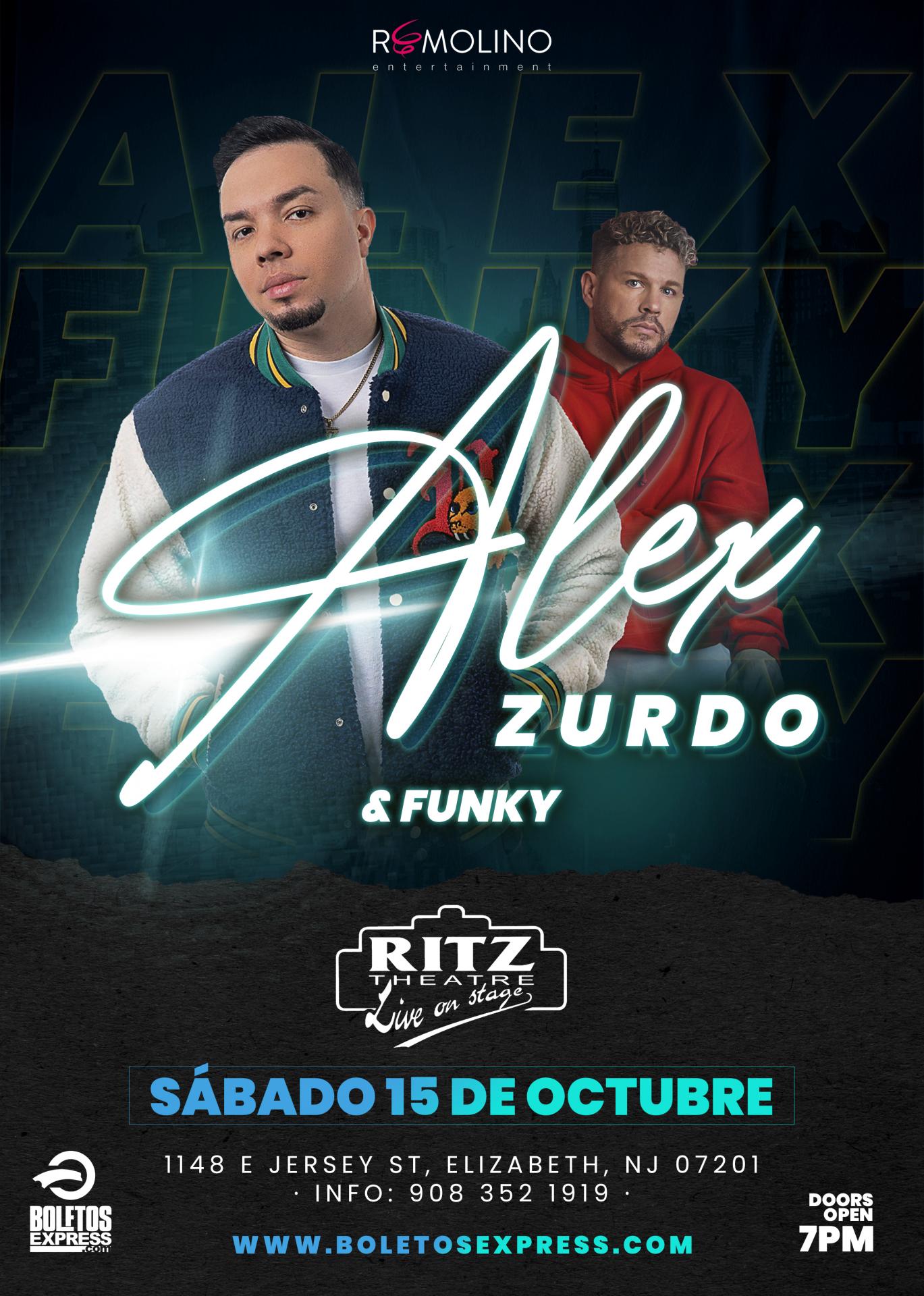 Buy tickets for Alex Zurdo & Funky Alex Zurdo & Funky