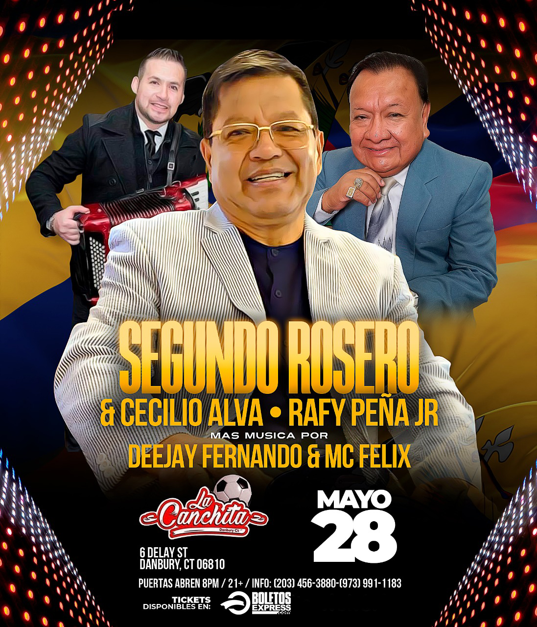Buy tickets for SEGUNDO ROSERO & CECILIO ALVA | RAFY PEÑA JR SEGUNDO ROSERO & CECILIO ALVA | RAFY PEÑA JR