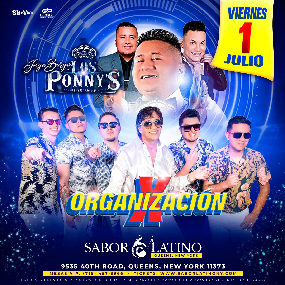 Buy tickets for ORGANIZACION X & LOS PONNYS ! NEW YORK ORGANIZACION X & LOS PONNYS ! NEW YORK