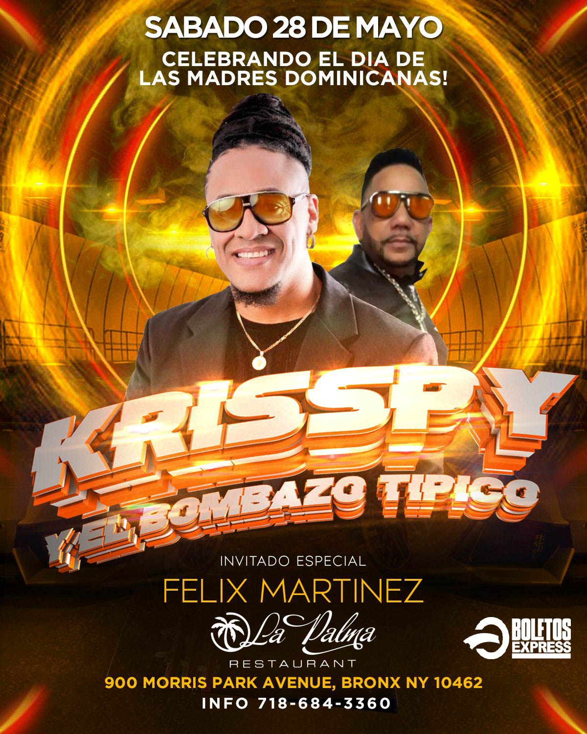 Buy tickets for KRISSPY Y EL BOMBAZO TIPICO KRISSPY Y EL BOMBAZO TIPICO
