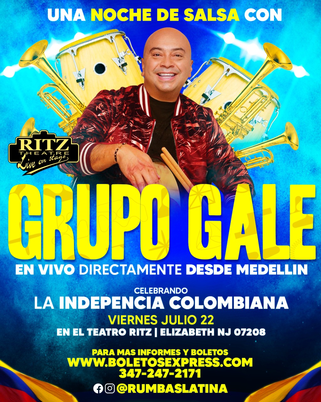 Una Noche de Salsa Con Diego Y Su Grupo Gale