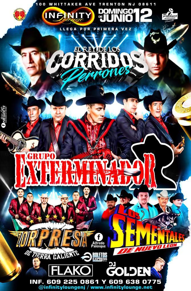 Buy tickets for GRUPO EXTERMINADOR | ZORPRESA DE TIERRA CALIENTE | LOS SEMENTALES GRUPO EXTERMINADOR | ZORPRESA DE TIERRA CALIENTE | LOS SEMENTALES