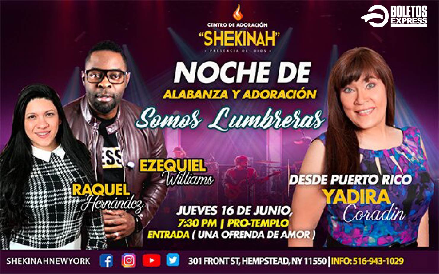 Buy tickets for Noche de Alabanza y Adoracion Noche de Alabanza y Adoracion