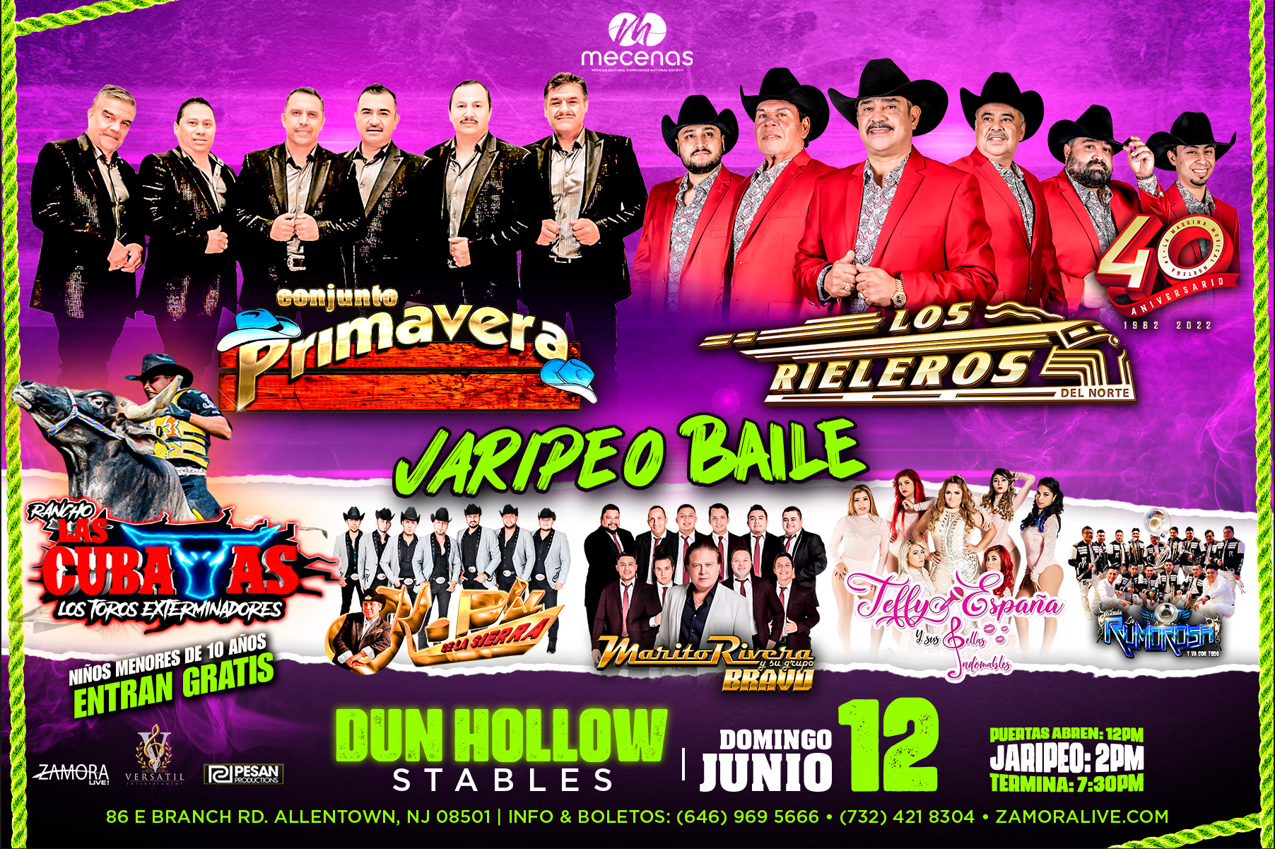 Conjunto Primavera l Los Rieleros del Norte l Rancho las Cubatas en