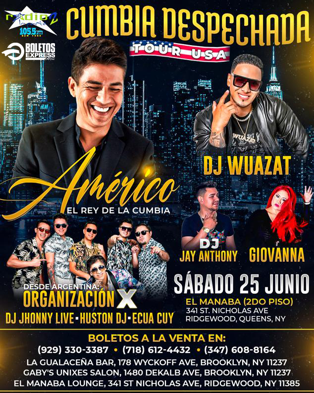 Buy tickets for AMERICO - EL REY DE LA CUMBIA & ORGANIZACION X AMERICO - EL REY DE LA CUMBIA & ORGANIZACION X