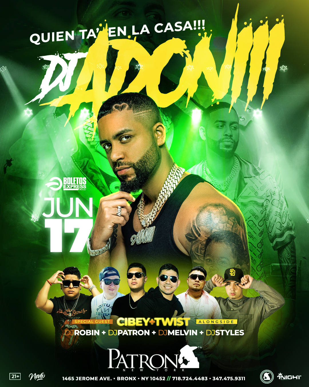 Buy tickets for DJ ADONI DJ ADONI