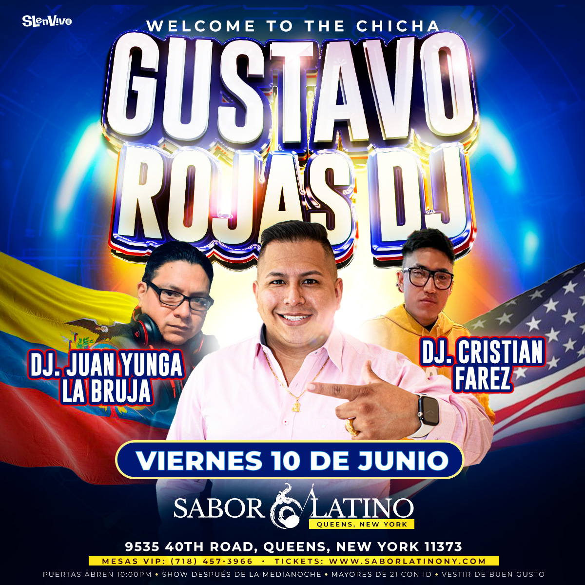 Gustavo Rojas WELCOME TO THE CHICHA ! NEW YORK