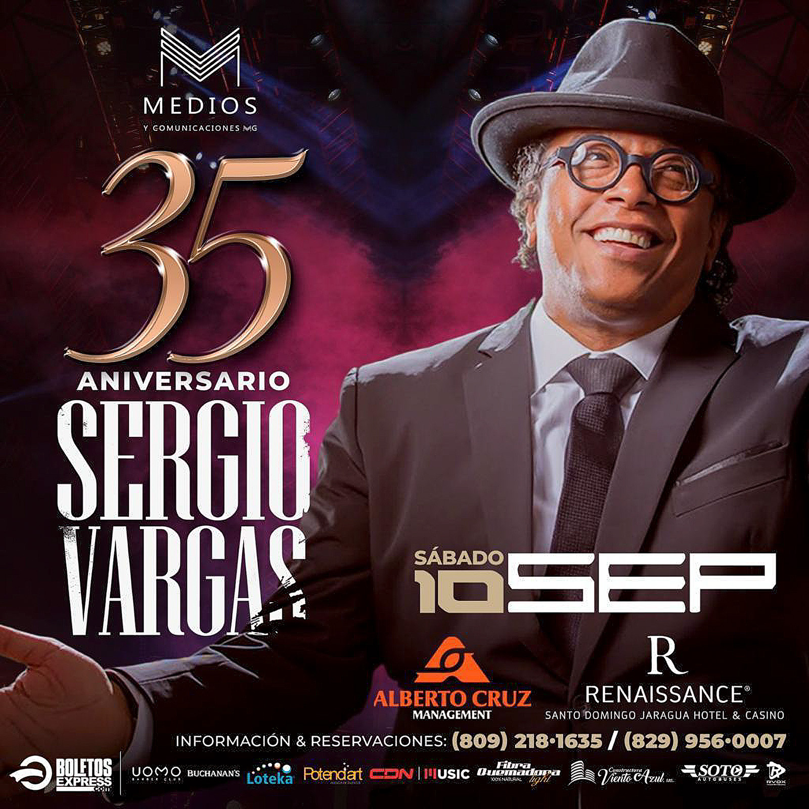 SERGIO VARGAS 35 ANIVERSARIO