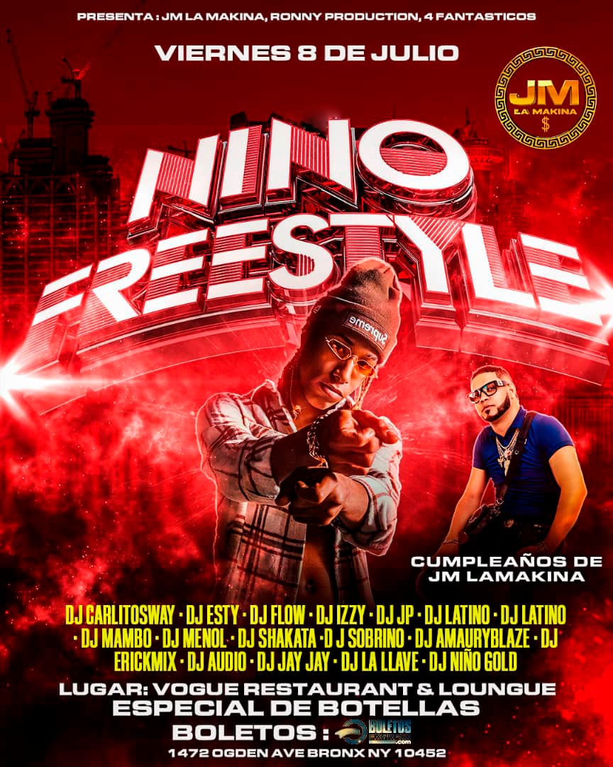 Buy tickets for NINO FREESTYLE NINO FREESTYLE