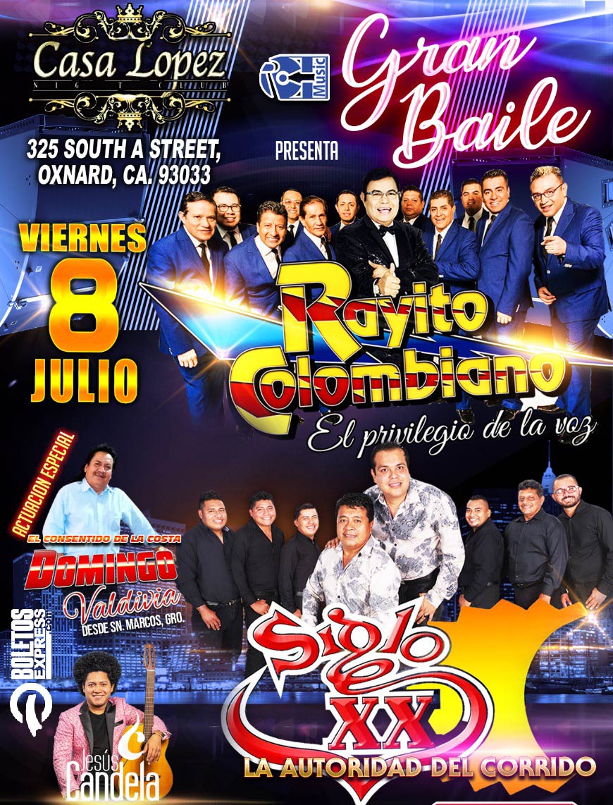 Buy tickets for RAYITO COLOMBIANO & SIGLO XX RAYITO COLOMBIANO & SIGLO XX