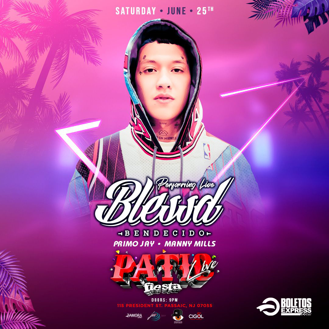 Buy tickets for PERFORMING LIVE BLESSD, BENDECIDO * PRIMO JAY * MANNY MILLS PERFORMING LIVE BLESSD, BENDECIDO * PRIMO JAY * MANNY MILLS