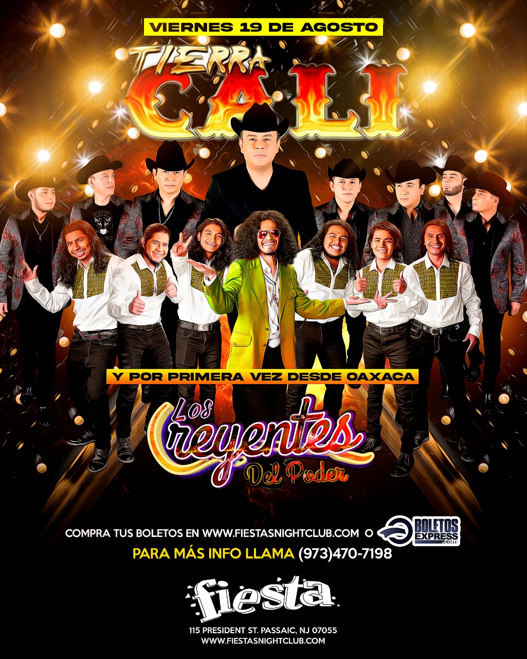 Buy tickets for TIERRA CALI, Y POR PRIMERA VEZ DESDE OAXACA LOS CREYENTES DEL PODER TIERRA CALI, Y POR PRIMERA VEZ DESDE OAXACA LOS CREYENTES DEL PODER
