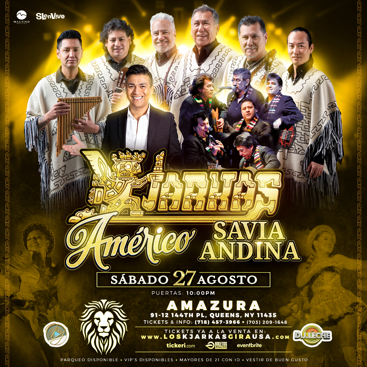 Buy tickets for LOS KJARKAS, AMERICO & SAVIA ANDINA ! NEW YORK LOS KJARKAS, AMERICO & SAVIA ANDINA ! NEW YORK