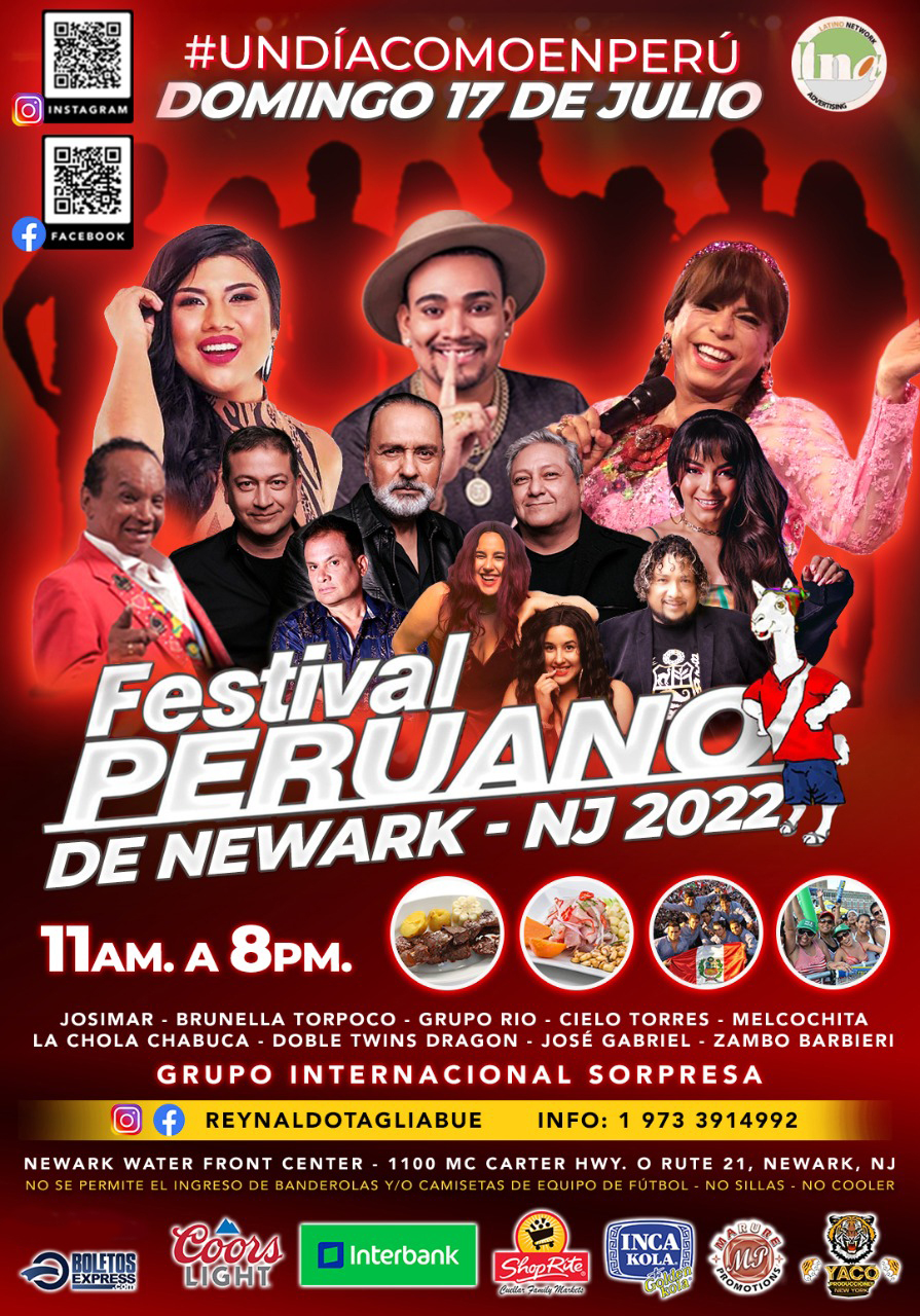 FESTIVAL PERUANO DE NEWARK NJ 2022