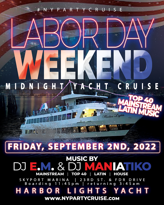 Labor Day Weekend Midnight Yacht Cruise