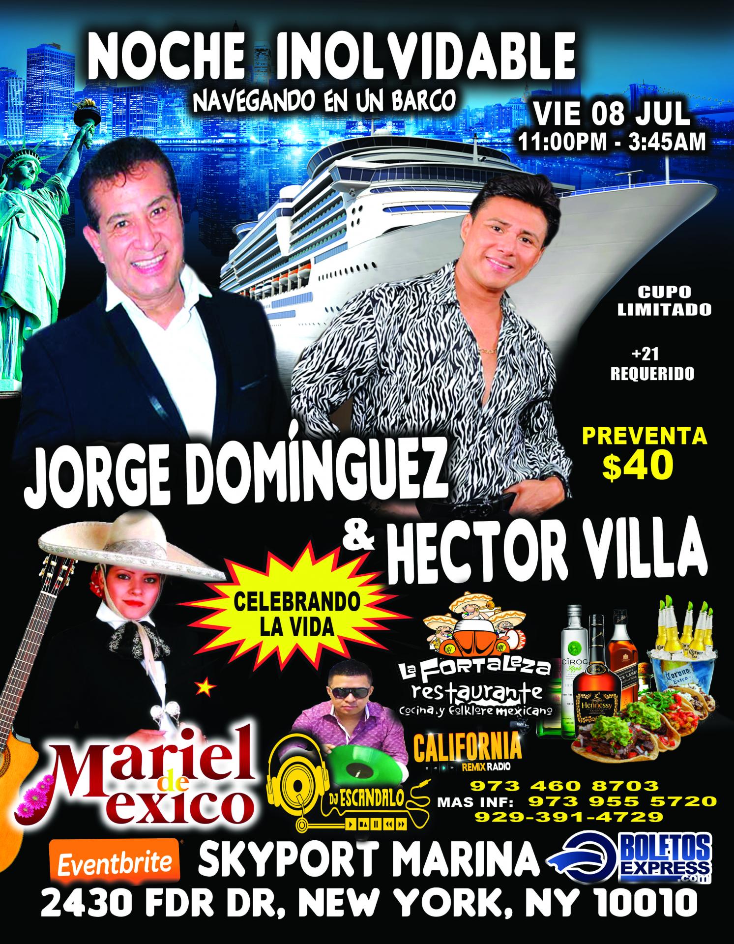 NOCHE INOLVIDABLE NAVEGANDO EN BARCO