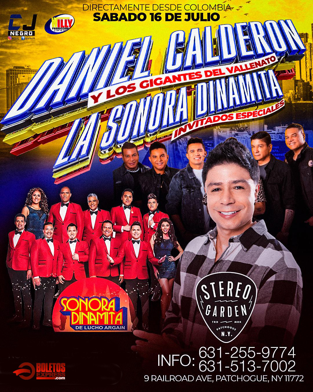 Buy tickets for DANIEL CALDERON & LA SONORA DINAMITA DANIEL CALDERON & LA SONORA DINAMITA