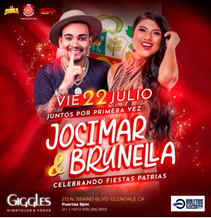Buy tickets for JOSIMAR & BRUNELLA JOSIMAR & BRUNELLA