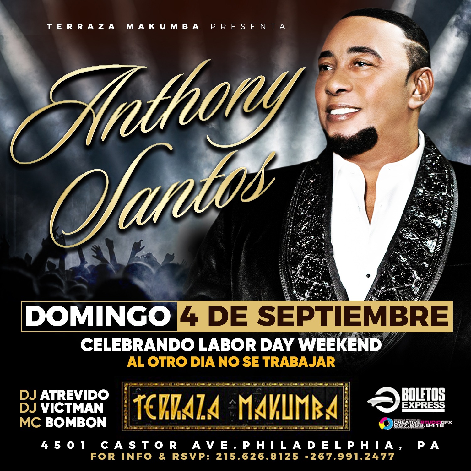 ANTHONY SANTOS Tickets BoletosExpress