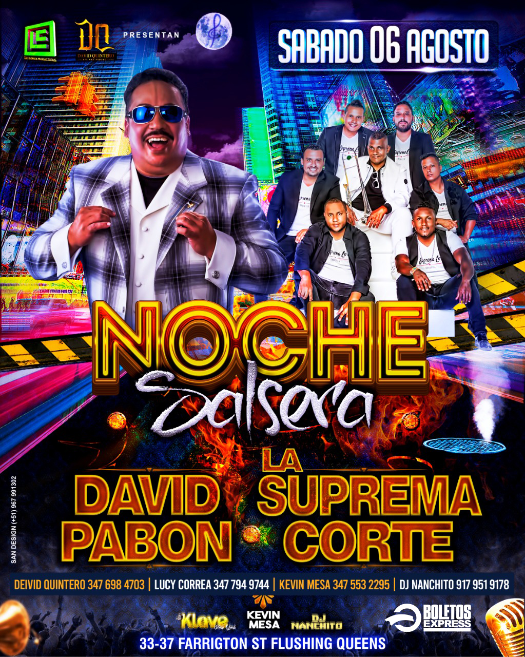 Buy tickets for DAVID PABON & LA SUPREMA CORTE DAVID PABON & LA SUPREMA CORTE