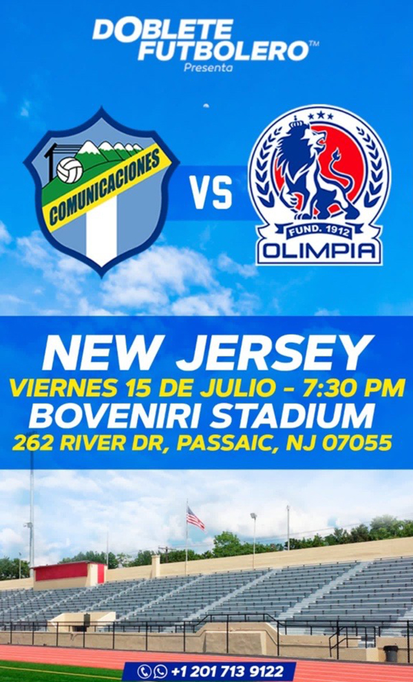 Buy tickets for COMUNICACIONES vs OLIMPIA | PASSAIC, NEW JERSEY COMUNICACIONES vs OLIMPIA | PASSAIC, NEW JERSEY