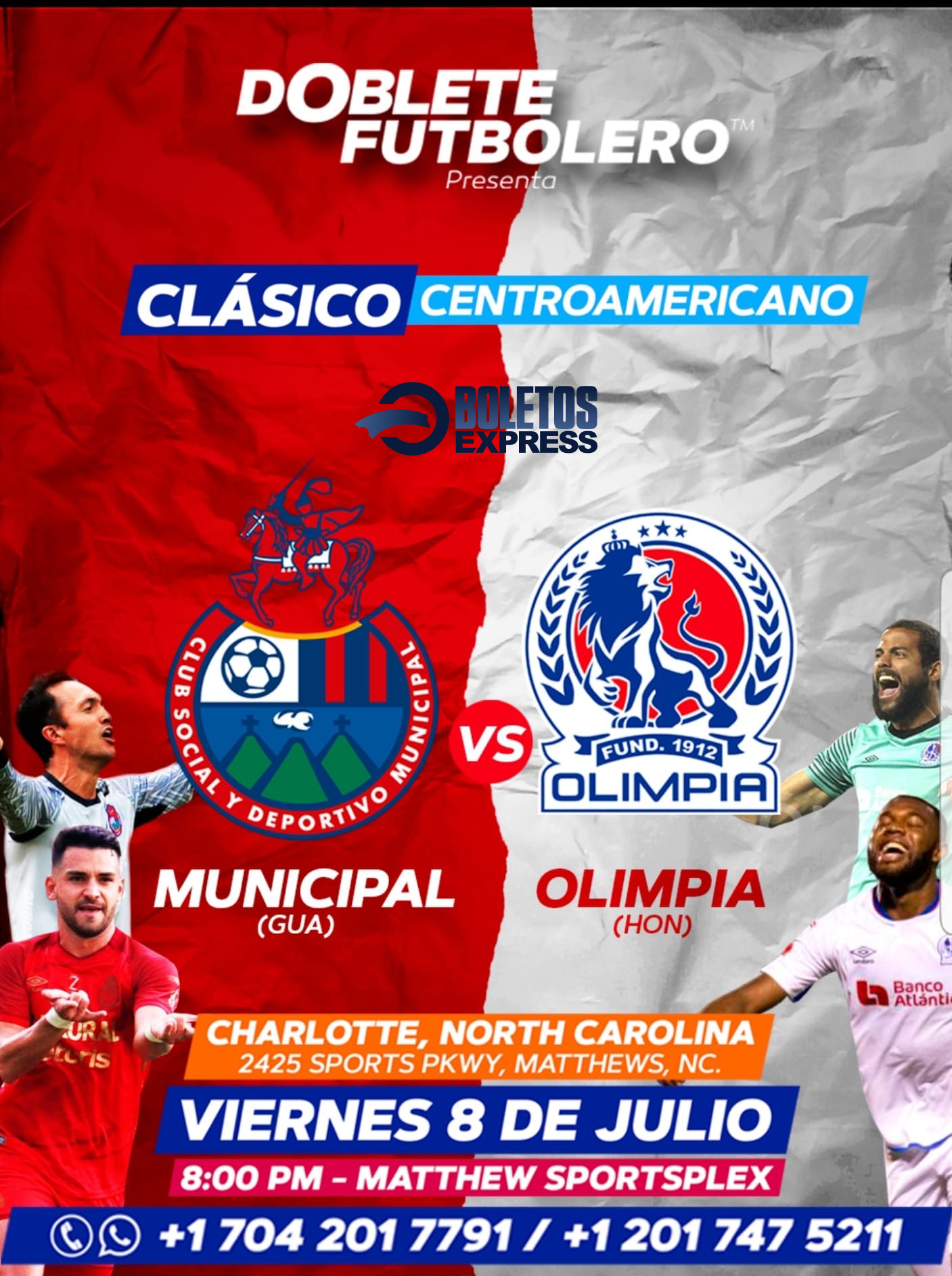Buy tickets for MUNICIPAL vs OLIMPIA | CHARLOTTE MUNICIPAL vs OLIMPIA | CHARLOTTE