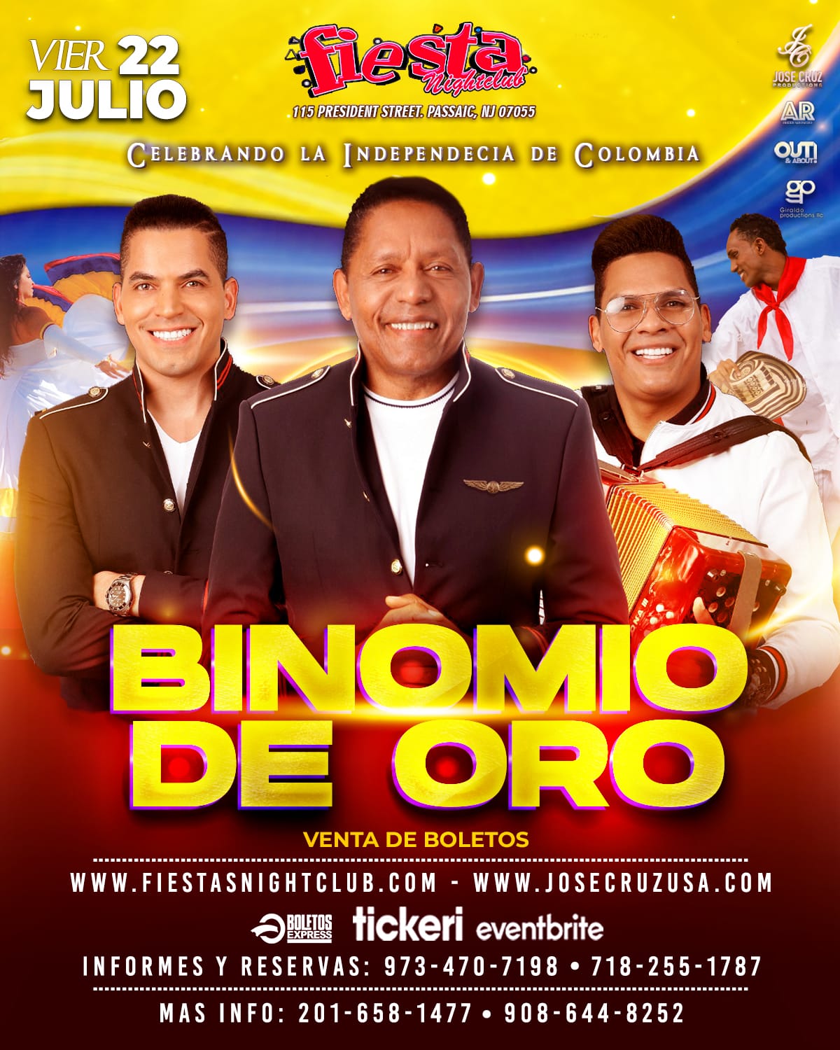 Buy tickets for BINOMIO DE ORO BINOMIO DE ORO