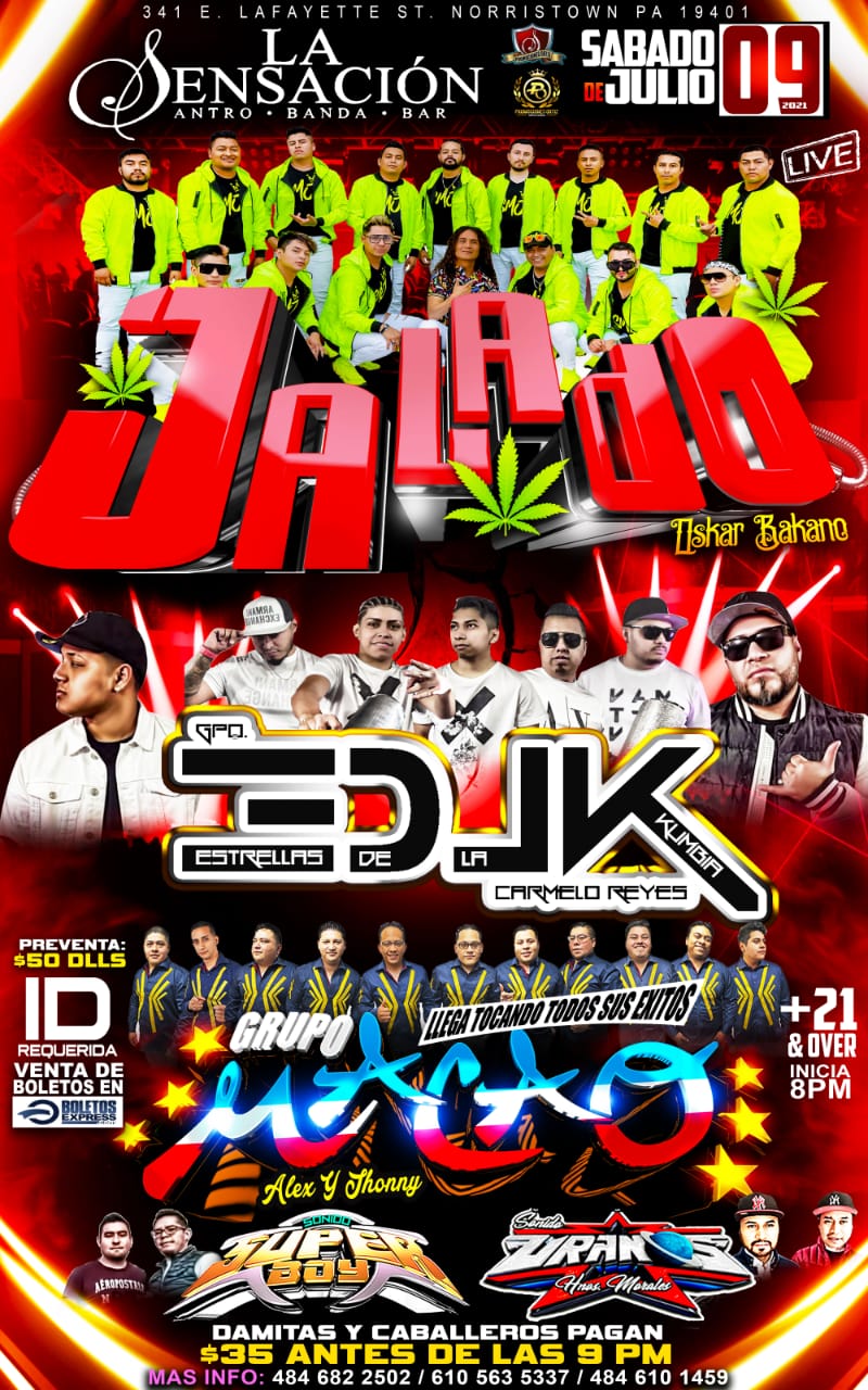 Buy tickets for GRUPO JALADO | ESTRELLAS DE LA KUMBIA GRUPO JALADO | ESTRELLAS DE LA KUMBIA