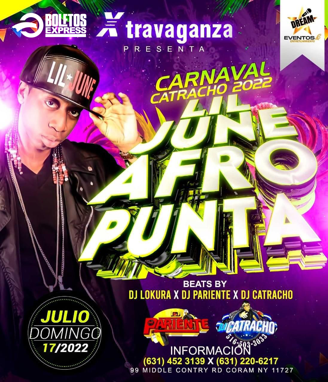 Buy tickets for AFRO PUNTA LIL JUNE AFRO PUNTA LIL JUNE