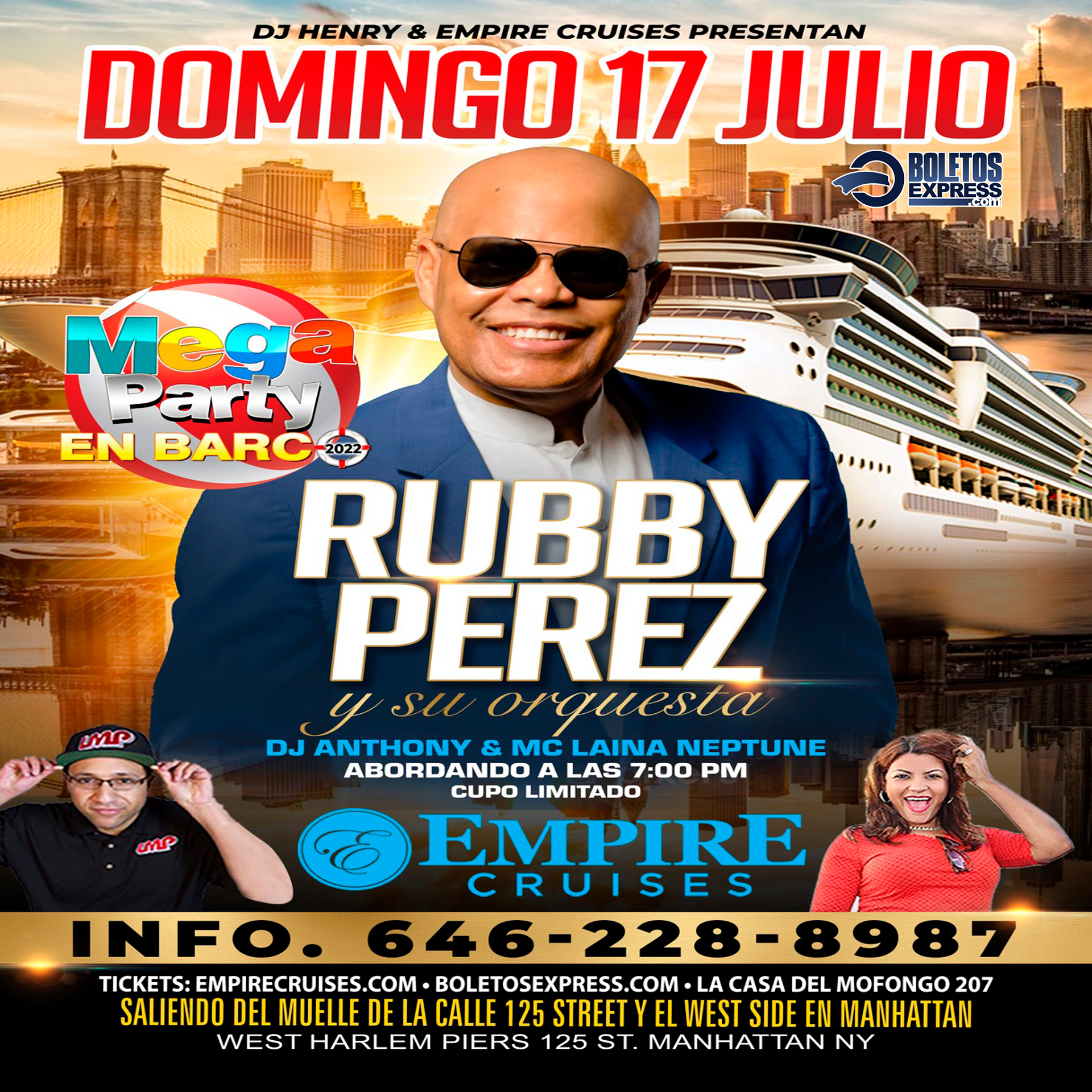 Buy tickets for Rubby Perez- La voz mas alta del merengue Rubby Perez- La voz mas alta del merengue
