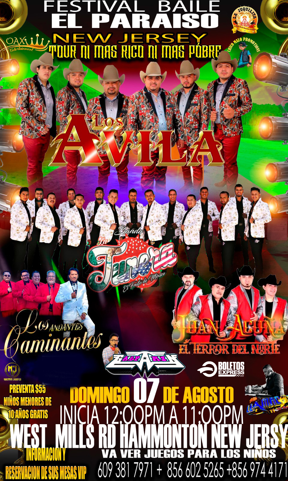 LOS AVILA & BANDA TUNERA Tickets BoletosExpress