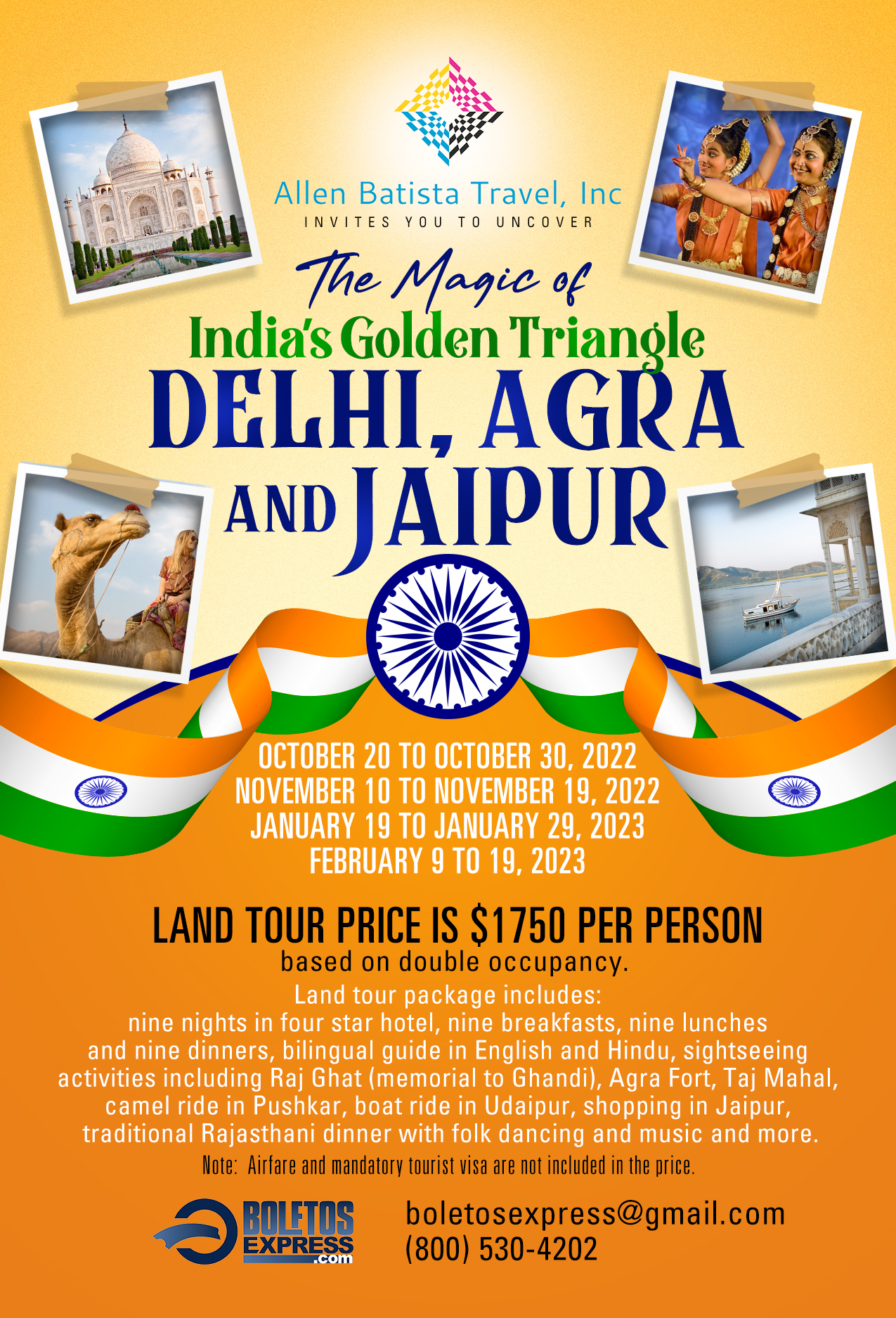 Buy tickets for Delhi, Agra and Jaipur Sightseeing Trip Delhi, Agra and Jaipur Sightseeing Trip