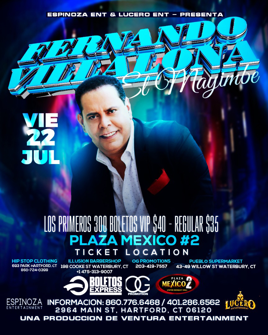 Buy tickets for FERNANDO VILLALONA FERNANDO VILLALONA