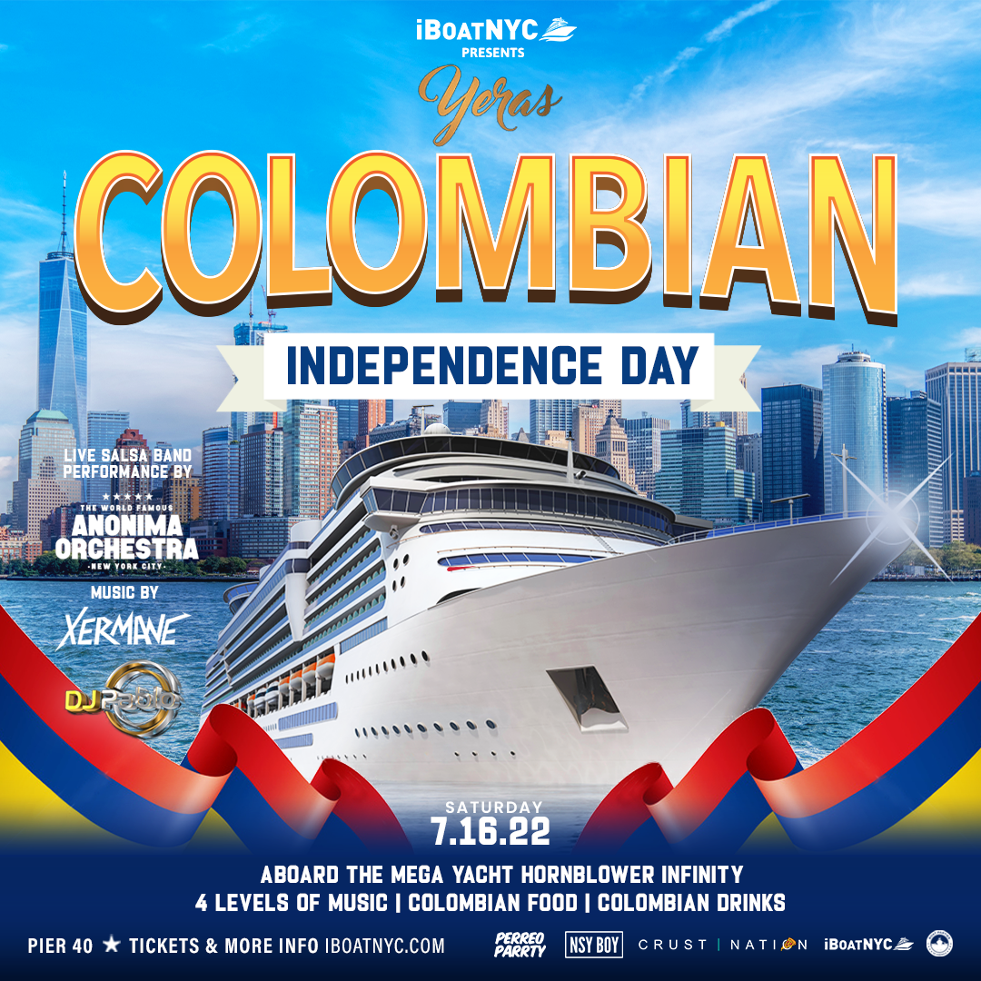 Buy tickets for YERAS Colombian Independence Day Party NYC w/ Salsa Band: Anonima Orchestra YERAS Colombian Independence Day Party NYC w/ Salsa Band: Anonima Orchestra