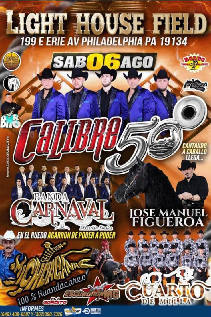 Buy tickets for CALIBRE 50 | BANDA CARNAVAL | JOSE MANUEL FIGUEROA CALIBRE 50 | BANDA CARNAVAL | JOSE MANUEL FIGUEROA