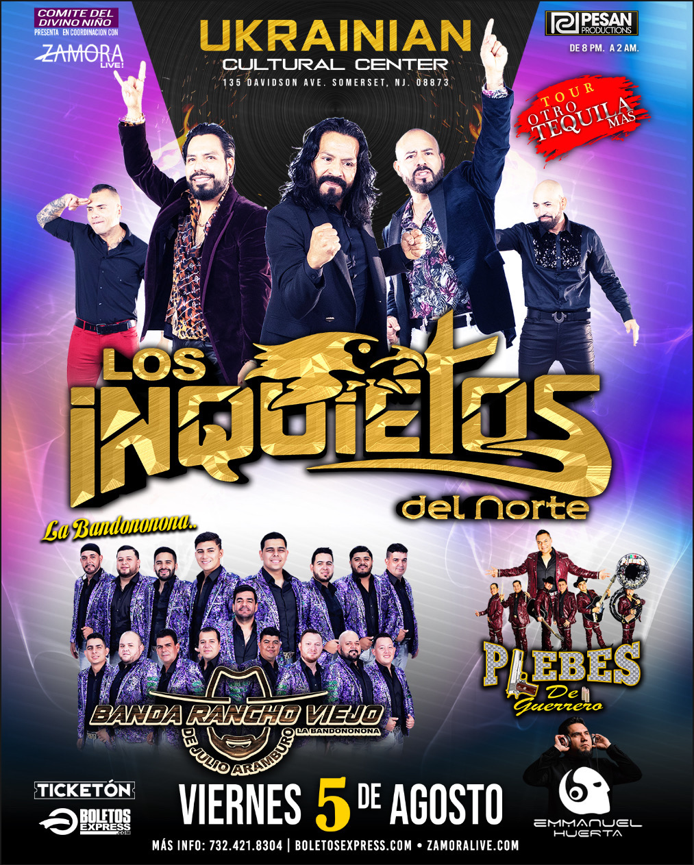 LOS INQUIETOS DEL NORTE EN SOMERSET, NJ Tickets BoletosExpress