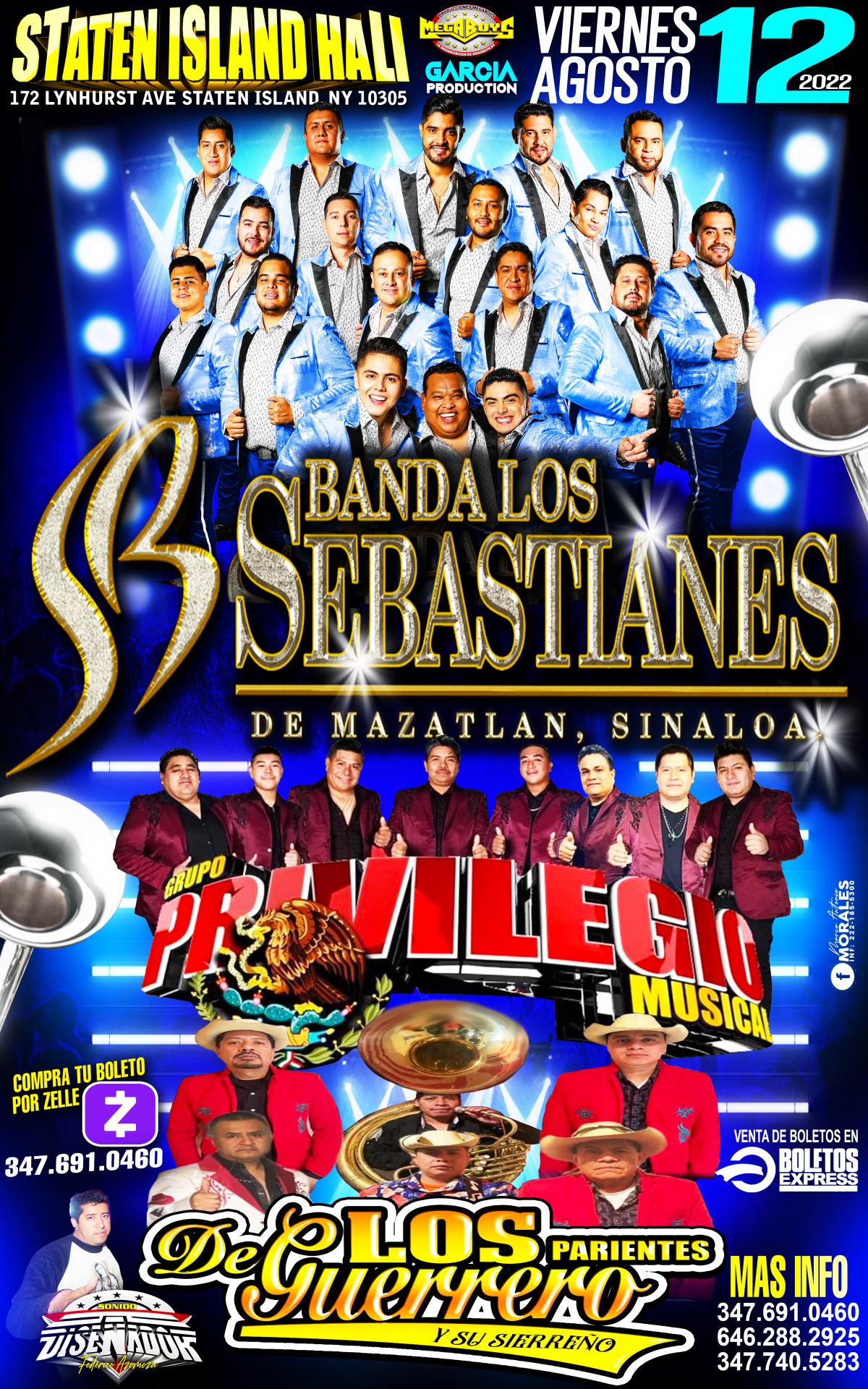 BANDA LOS SEBASTIANES Tickets BoletosExpress
